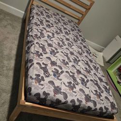Twin Size Bed With Mattress