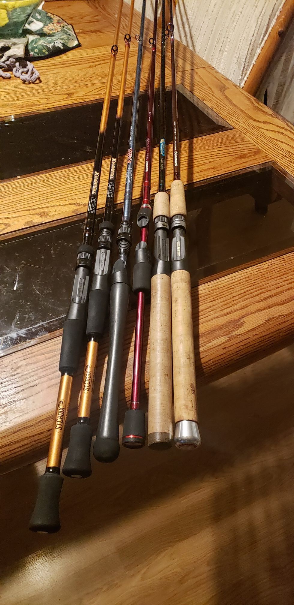 Bass fishing rods