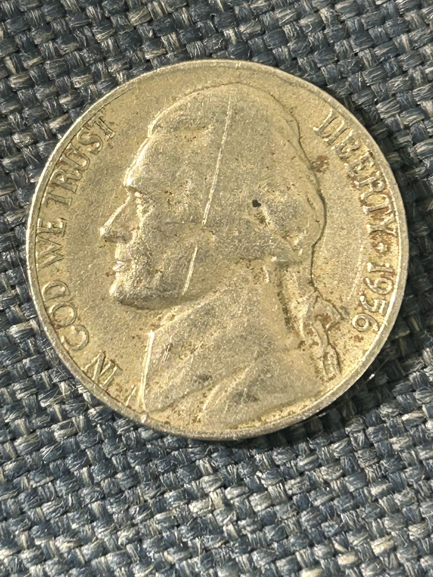 1960 Nickel With Errors