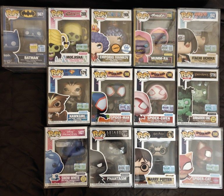 Funko Pops Limited Editions