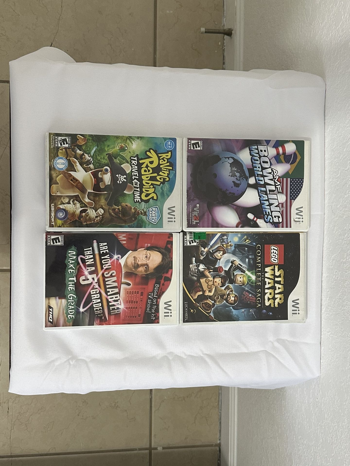 Wii Game Bundle (4 Games) – Great Deal!