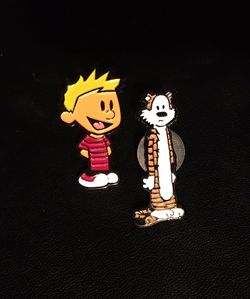 Calvin and Hobbes Enamel Pin Set • NEW