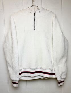 UGG Women’s Quarter Zip Sherpa Pullover Hoodie Cream - Small Super Soft! Sz S