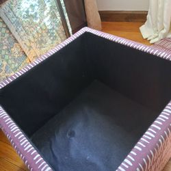 Square Storage Ottoman