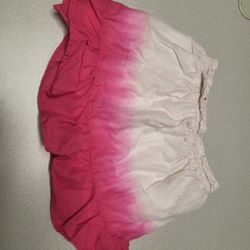 Girls 7-8 Cherokee white/pink hombre mini skirt. Lot 16