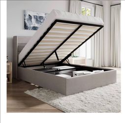 Queen Size Bed Frame liftop