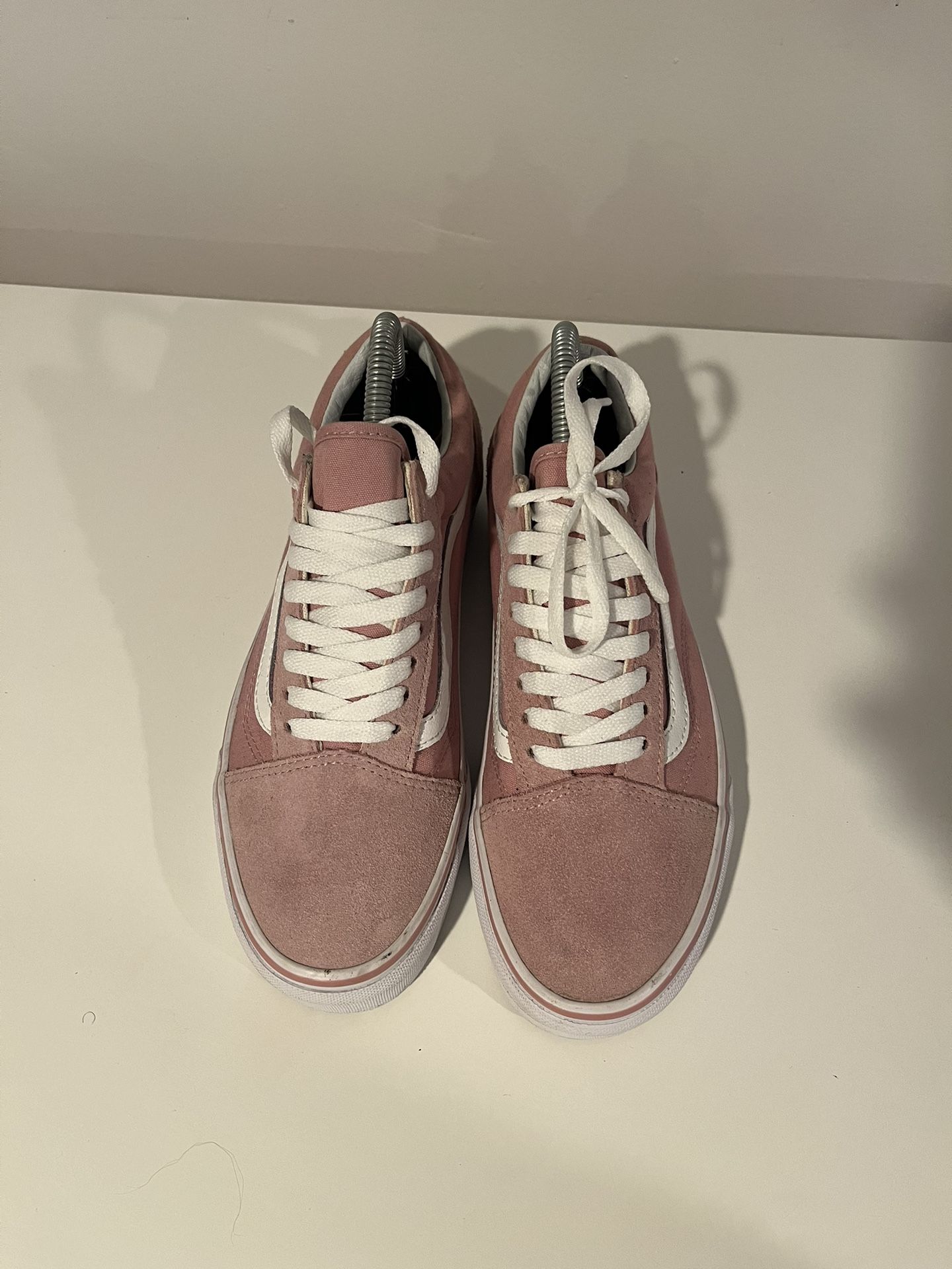 Pink Suede Old Skool Vans