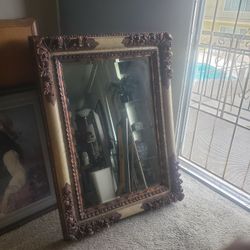 Living Room Nice Framed Mirror costed me $300 I am selling it for $50 obo
