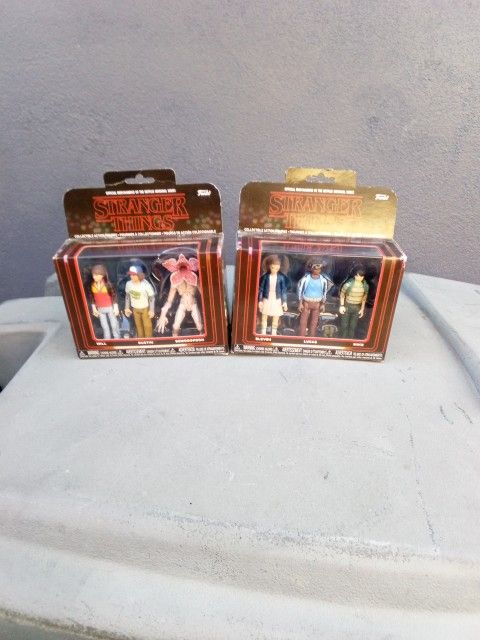 Funko Stranger Things 3 Packs, Selling Both Together Brand New Box Have Some Wear