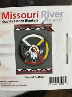 Medicine Wheel Fleece Blanket