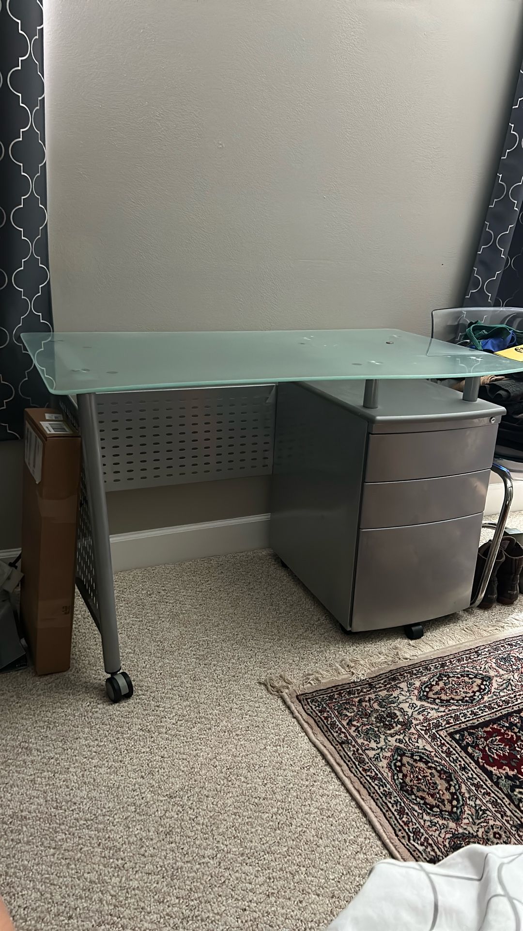 Desk With Glass Top
