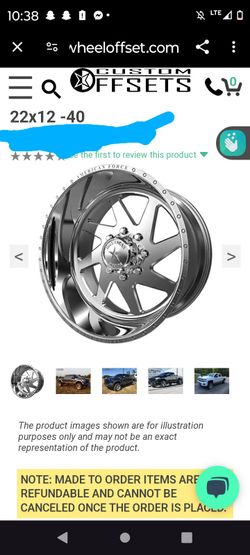 American Forces 22in Rims 35 Tires