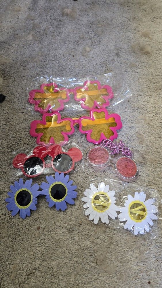 Funny Party / Birthday Glasses Set – 7 Pairs 🥳