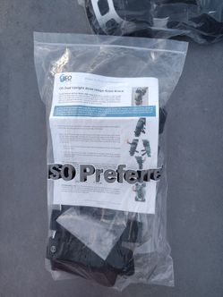 Knee Brace, sleeve included ISO Preferred OA Dual Upright ROM Hinge knee brace (Left and/or Right brace) price for each