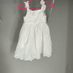 White Toddler Dress