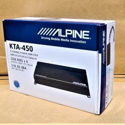 Alpine KTA-450 Compact Power Amplifier 4 Channel System 400 Watts KTA Series 🚨 Payment Options Available 🚨 No Credit Needed 🚨 
