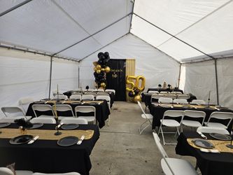 Canopies..table..cheers