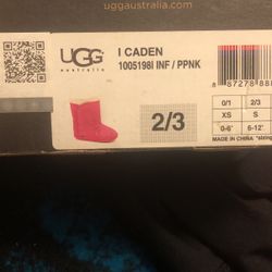 Pink Baby Uggs Size 2/3 $10.00