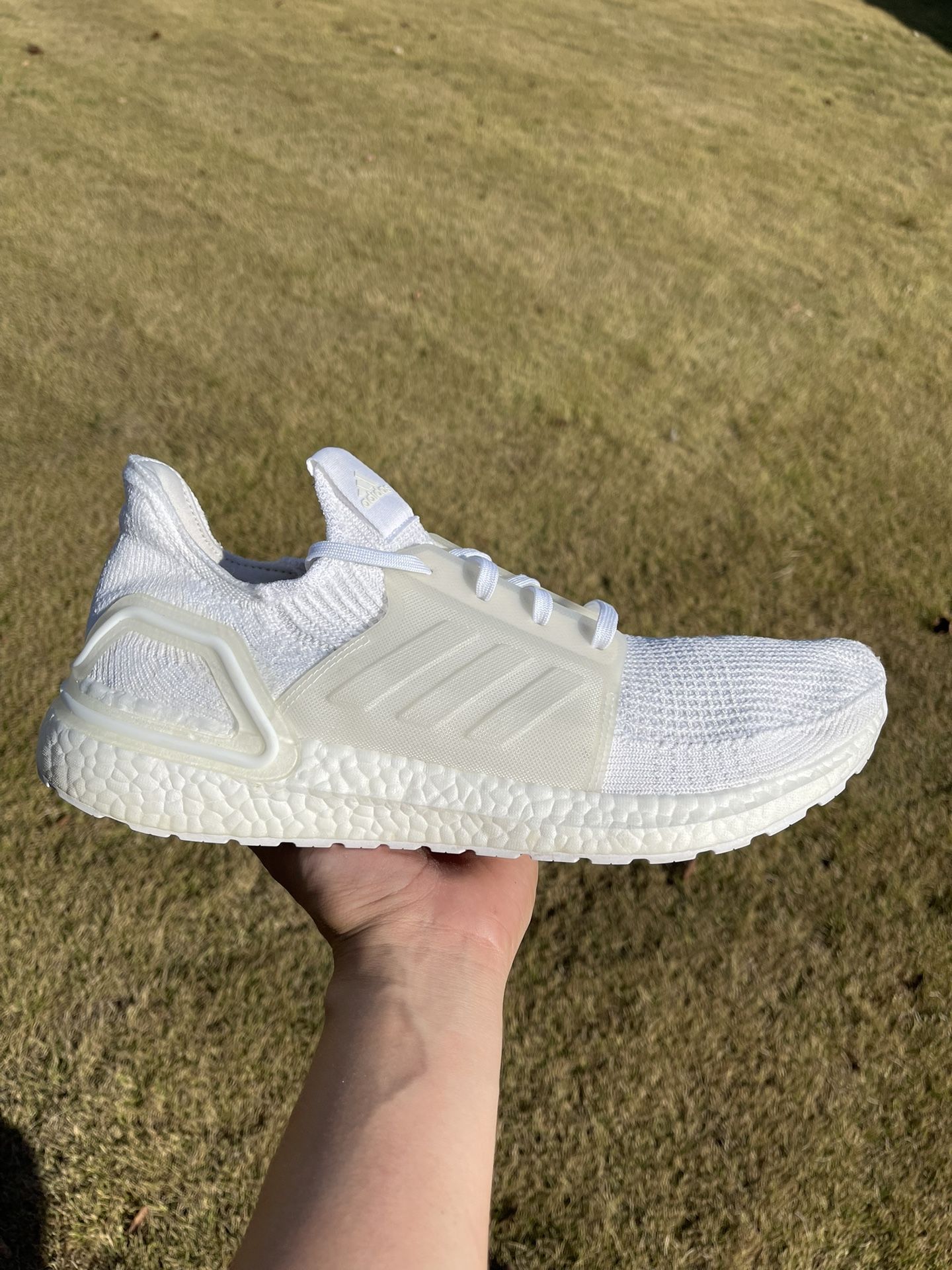 Adidas Ultraboost 19 Triple White Mens Size US 13 Running Shoes G54008