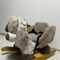 Plush Rocking Puppy Ride-On