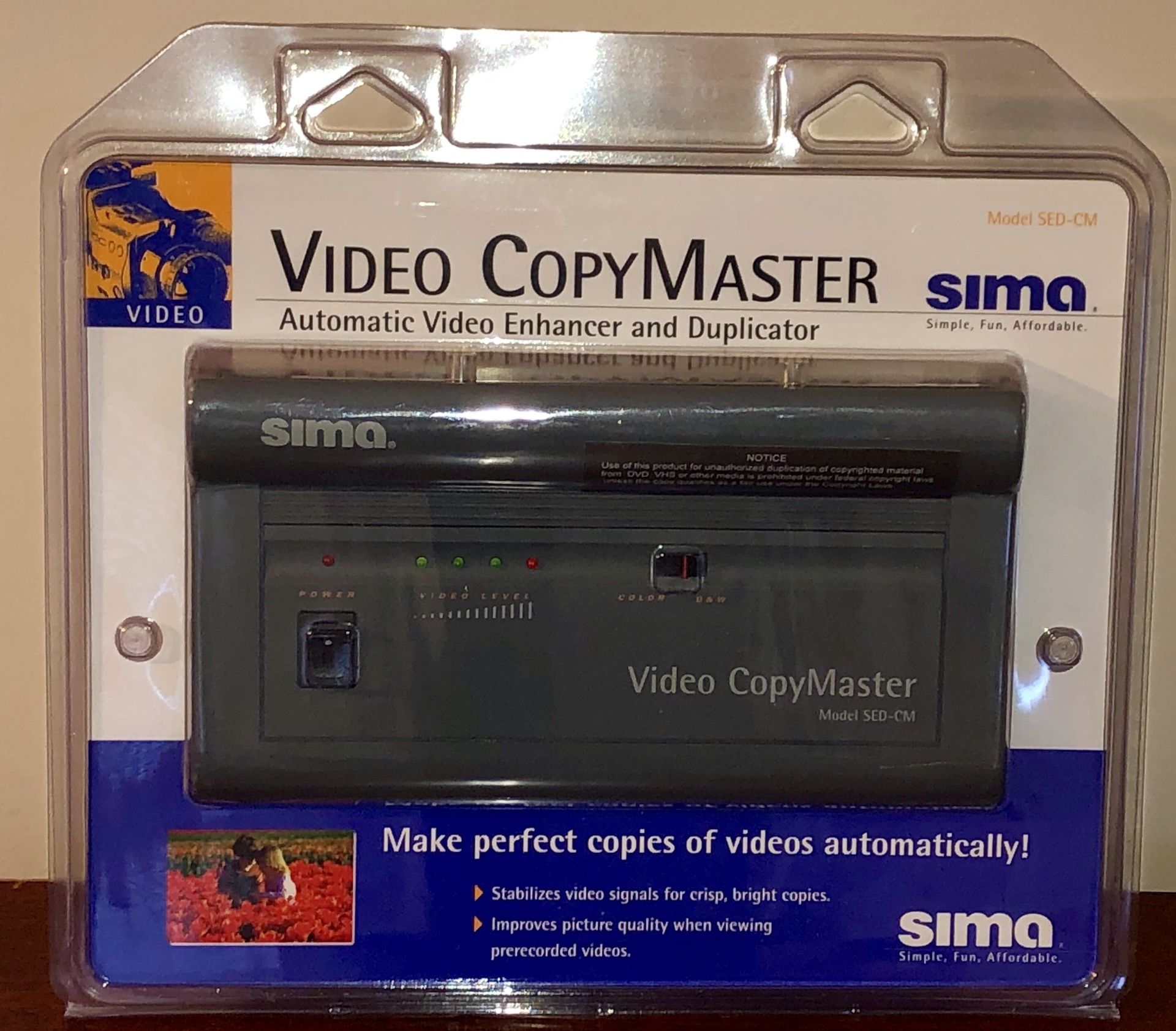 SIMA Video Copy Master, Automatic Video Duplicator and Enhancer.
