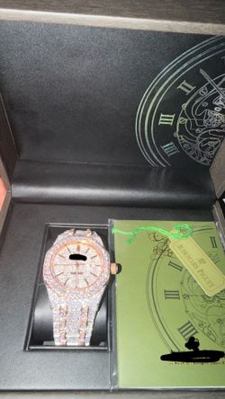 Bust down moissanite ap watch