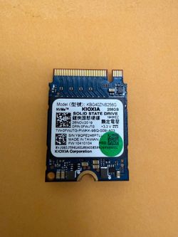 256GB SSD NVMe  internal Hardrive