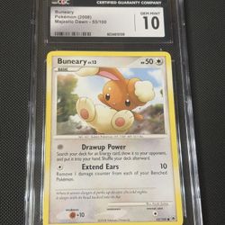2008 Pokemon Diamond & Pearl Majestic Dawn Buneary #53/100 CGC 10