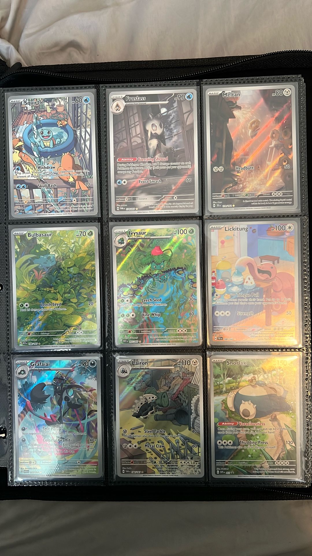 Pokemon Binder Filled With Hits All Neat Mint With A Bunch Of Potential For PSA 10s