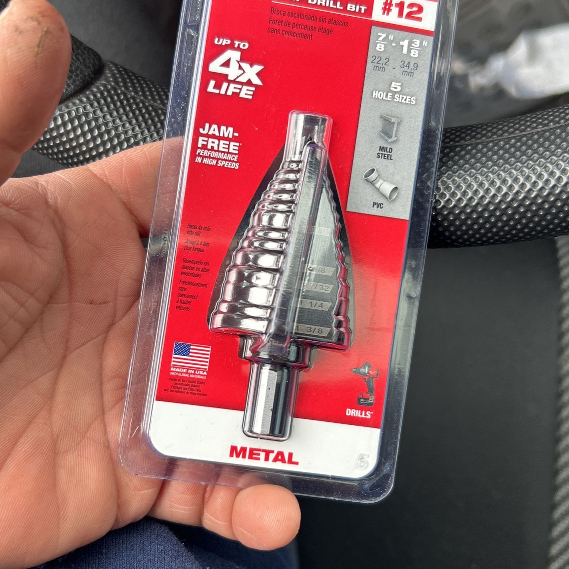 step drill bit