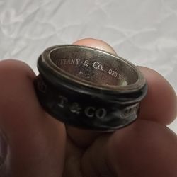 Vintage Tiffany And Co Silver Ring