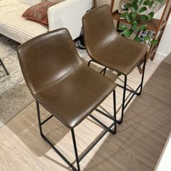 Brown Counter Stools