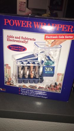 Power Wrapper Electronic Coin Sorter
