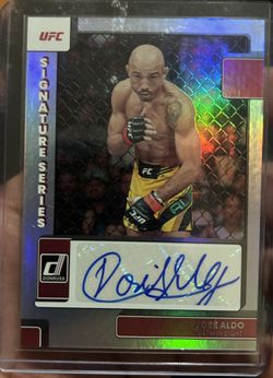 Jose Aldo Autographed UFC card