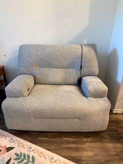 Ashley furniture double wide power recliner sofa