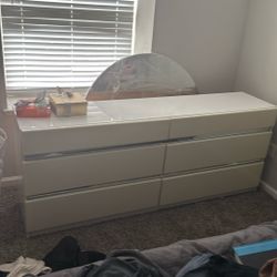 Dresser , Mirror , Bed Frame (king Size)