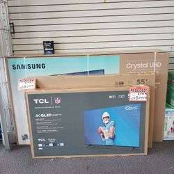 55" 65" 75" TV AVAILABLE ON Cash Or Finance It For $49 Down Payments 