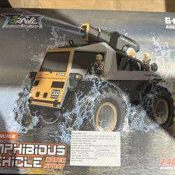 Recha Amphibious Remote Control Wheel Drive RC Cars for Boys Age 8-12, 1:12 Offroad Waterproof RC Trucks, 2.4G All Terrain RC Drift Ca