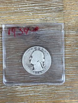 Washington Quarter Silver 1934-p Coin