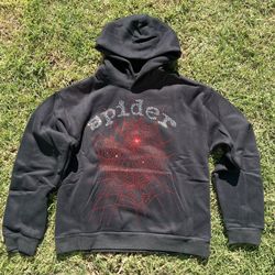 Rhinestones Spider Hoodie 