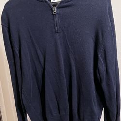 J Crew Zip Up Sweater Jacket Size Large 