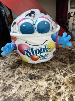 Dippin Dots Goffa 13” Ice Cream Cookies & Cream Plush