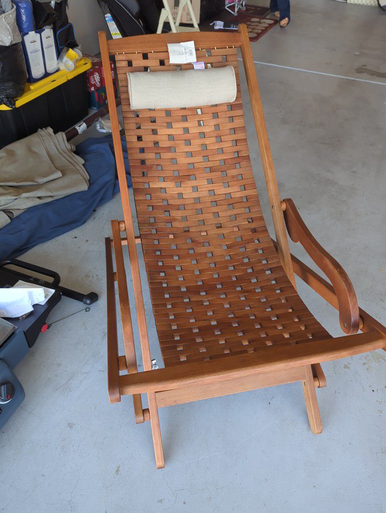 Swing Lounge Chair Wooden