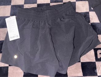 - Lululemon Black high-rise running shorts in size Medium women’s. New with tags