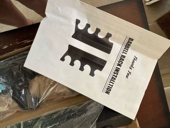 TWO wall mount barbell holder