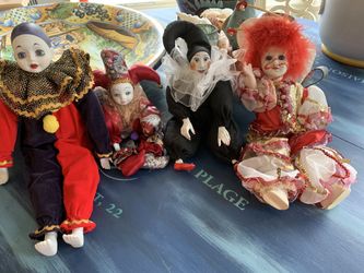 Beautiful Porcelain Clown Collection