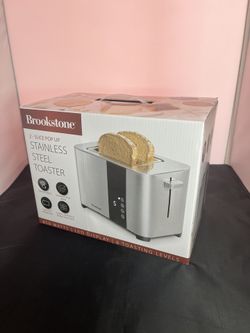 Brookstone Stainless Steel Toaster 850watts