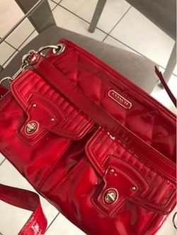Coach leather bag
