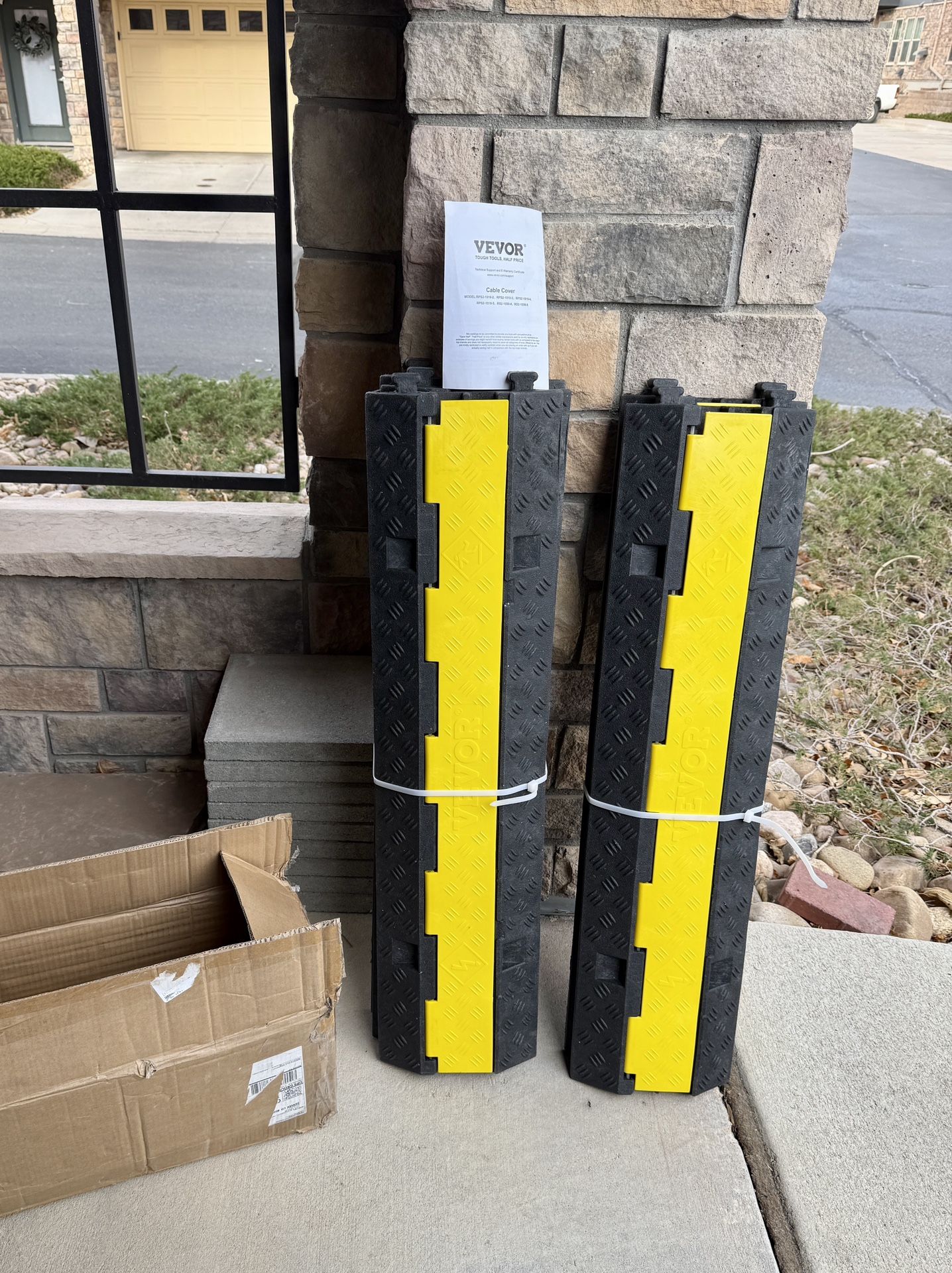 5-Pack Cable Protector or Driveway Ramps - Speed Bump