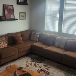 Eight Piece Sectional Couch by Lane